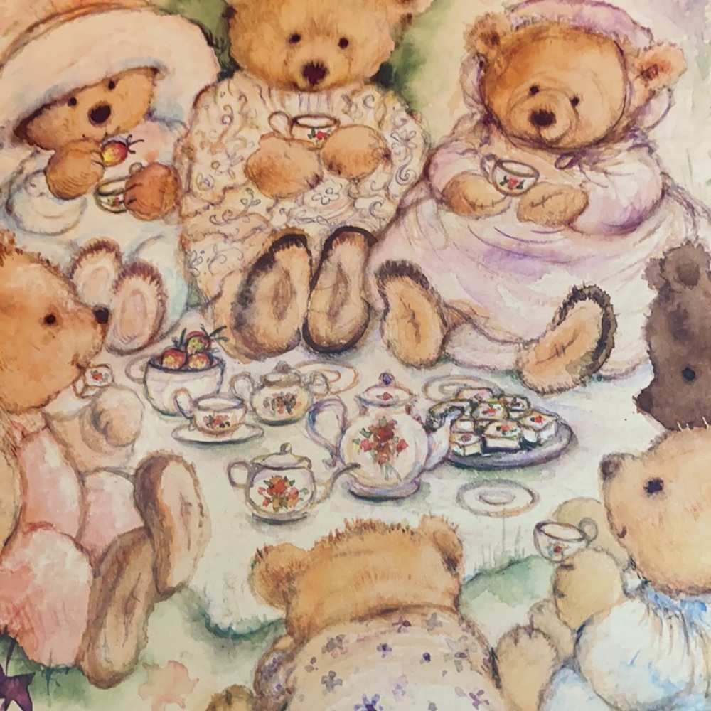 Hallmark Springbok 500-piece Puzzle🧩Retired “Mary’s🍭Bears🧸Tea🫖Party🍰Picnic”